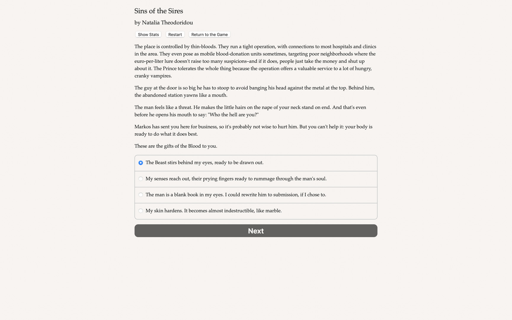 Vampire: The Masquerade — Sins of the Sires Demo #3
