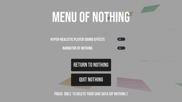 The Game of Nothingfor windows and Linux 1