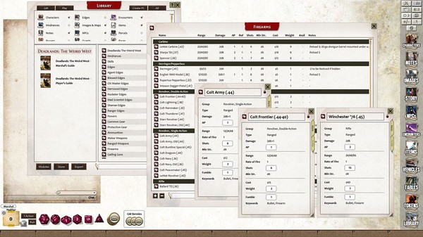 скриншот Fantasy Grounds - Deadlands: The Weird West (Core Rules Book) 5