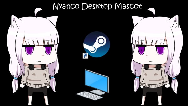 скриншот Nyanco Desktop Mascot : Nyanco-san 0