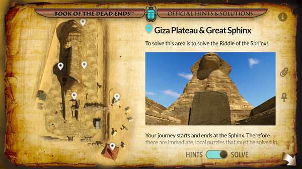 скриншот Book of the Dead Ends In-Game Hint Guide for Riddle of the Sphinx 0