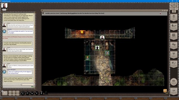 скриншот Fantasy Grounds - Black Scrolls The Marble Sanctum 1