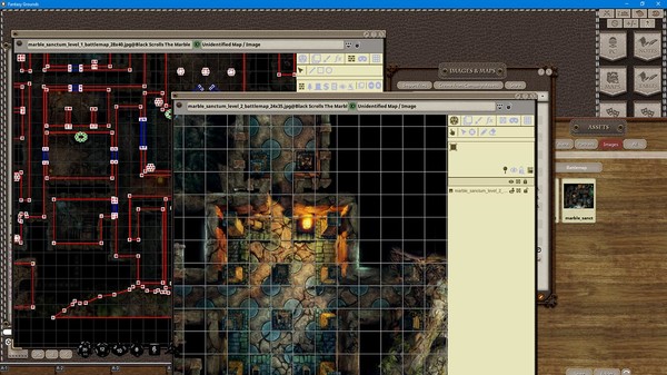 скриншот Fantasy Grounds - Black Scrolls The Marble Sanctum 2