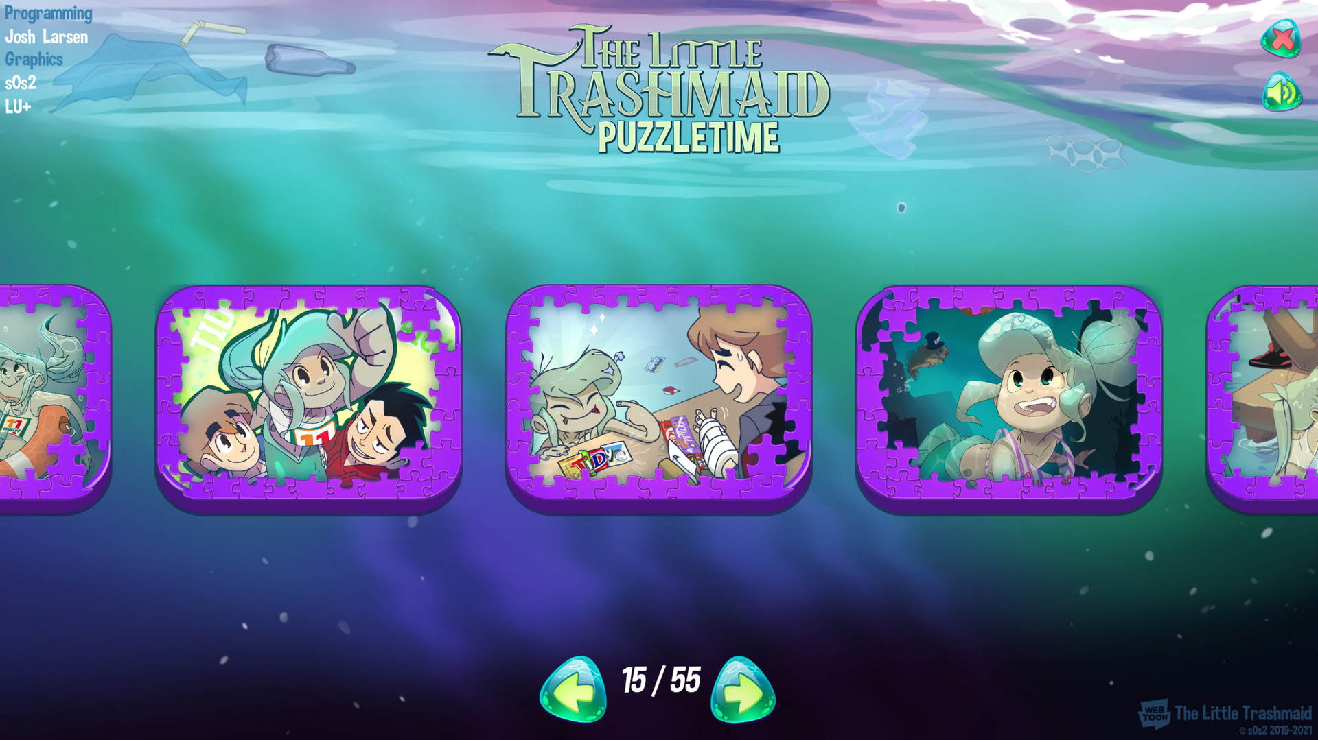 The Little Trashmaid Puzzletime - Win - (Steam)