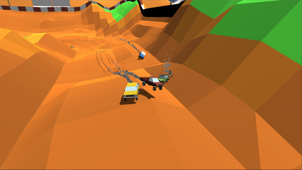 Скриншот из Super Dirt Racers