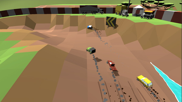 Скриншот из Super Dirt Racers