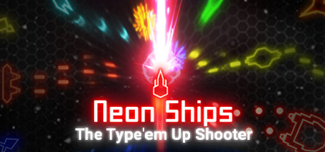 Neon Ships: The Type'em Up Shooter Cover Image