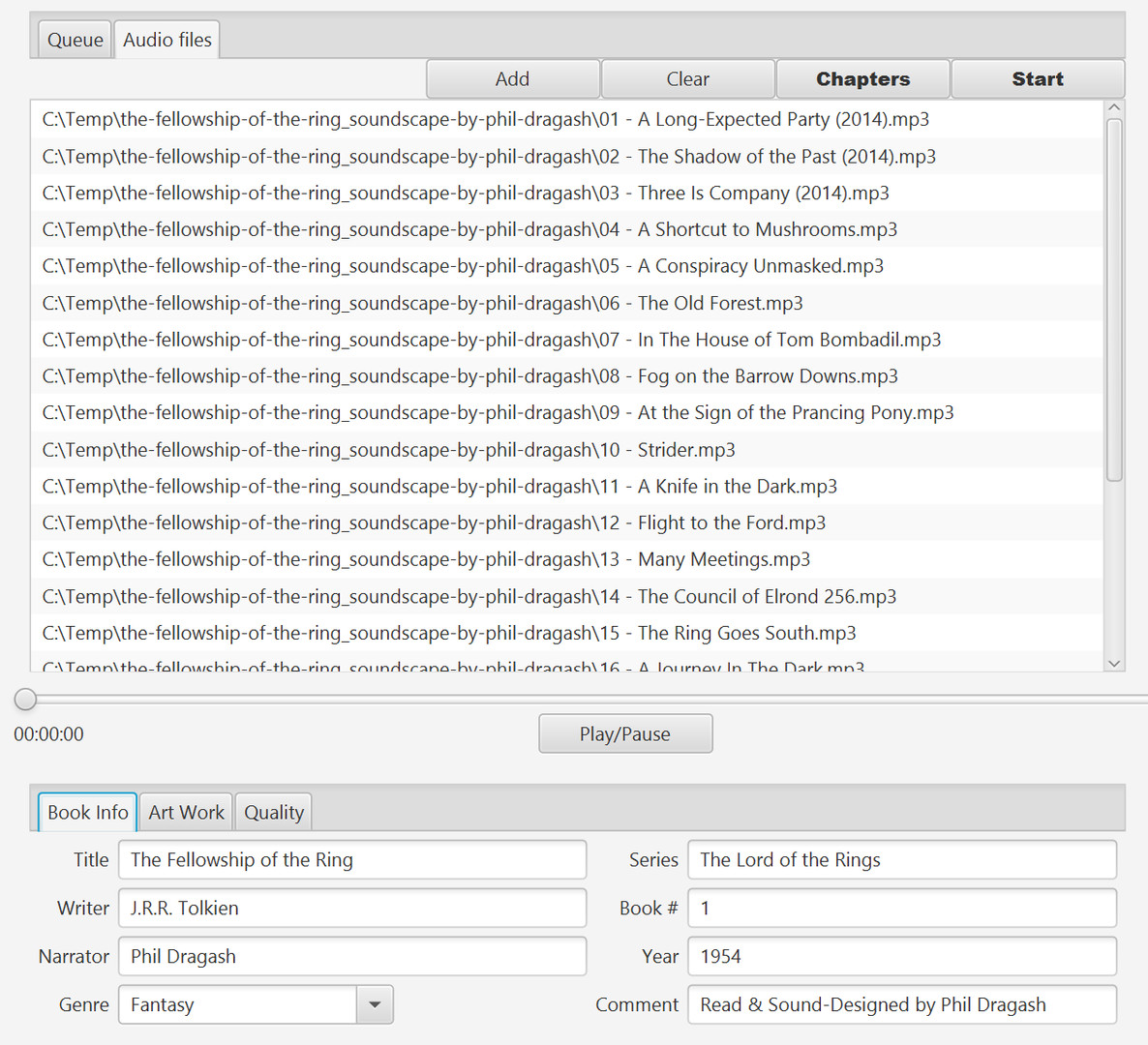 AudiobookConverter screenshot 1