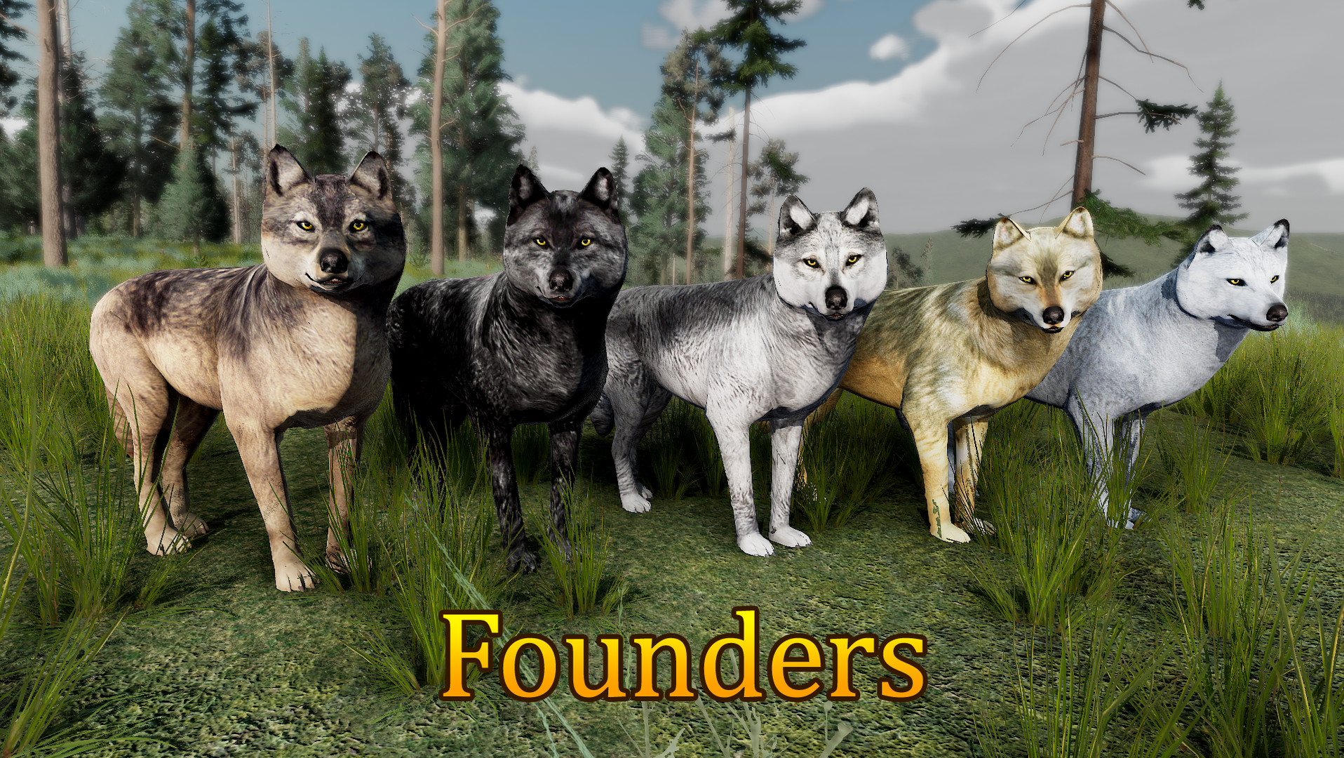 WolfQuest: Anniversary - Yellowstone Wolf Coat Pack Featured Screenshot #1