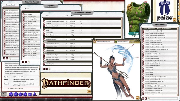 скриншот Fantasy Grounds - Pathfinder 2 RPG - Agents of Edgewatch AP 5: Belly of the Black Whale 5