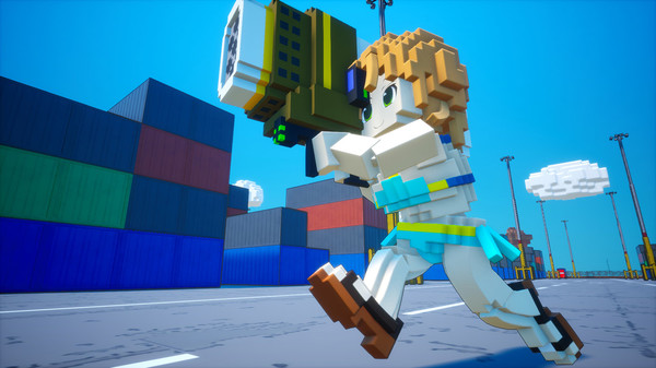 EARTH DEFENSE FORCE: WORLD BROTHERS - Additional Character: Riho Futaba, Original Blue Swimsuit