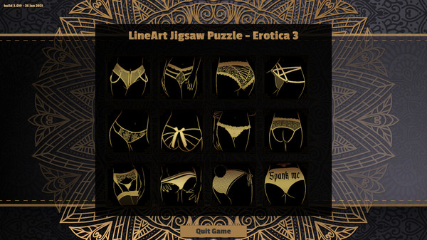 скриншот LineArt Jigsaw Puzzle - Erotica 3 0