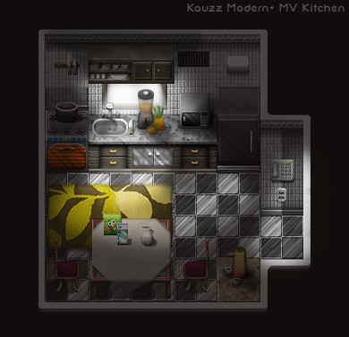 RPG Maker MZ - Modern + Inner Basic Tiles #10