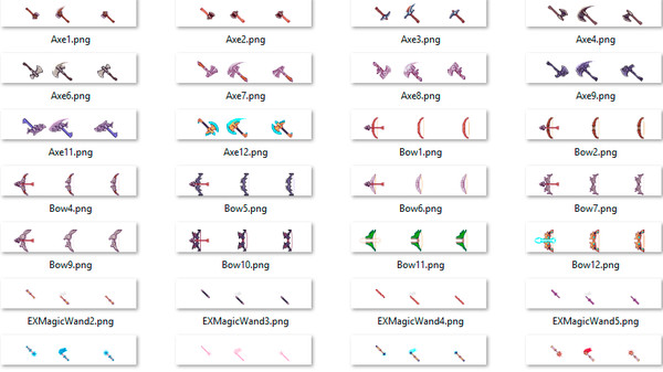 RPG Maker MZ - Medieval Fantasy Weapons Pack