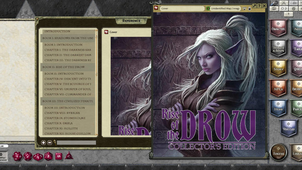 скриншот Fantasy Grounds - Rise of the Drow: Collector's Edition 2