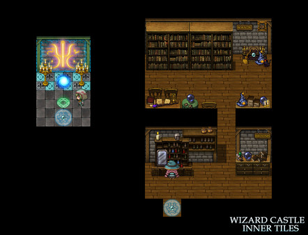 RPG Maker MZ - Wizard Castle Inner Tiles