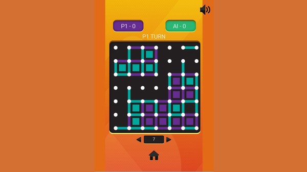 Скриншот из Dots n Lines