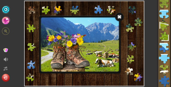 Swiss Alps Jigsaw Puzzles game for Linux 1