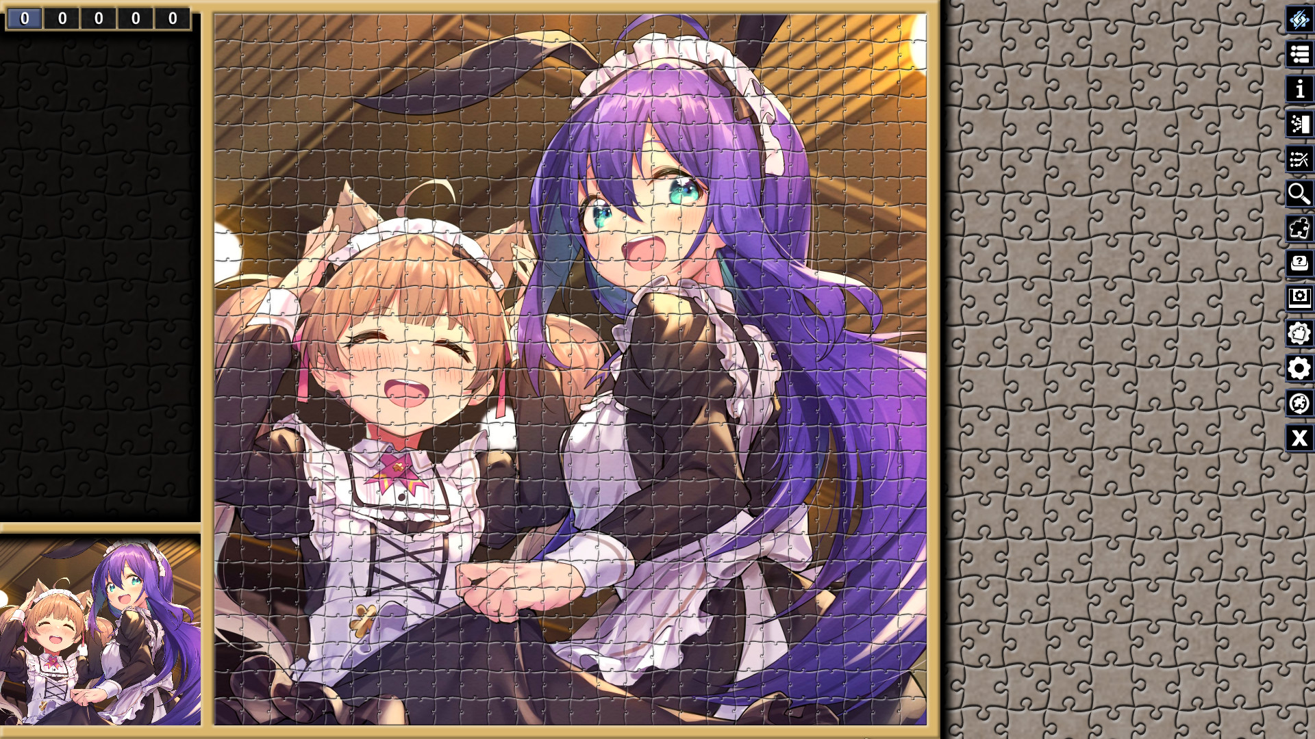 Pixel Puzzles Illustrations & Anime - Jigsaw Pack: Neko #2