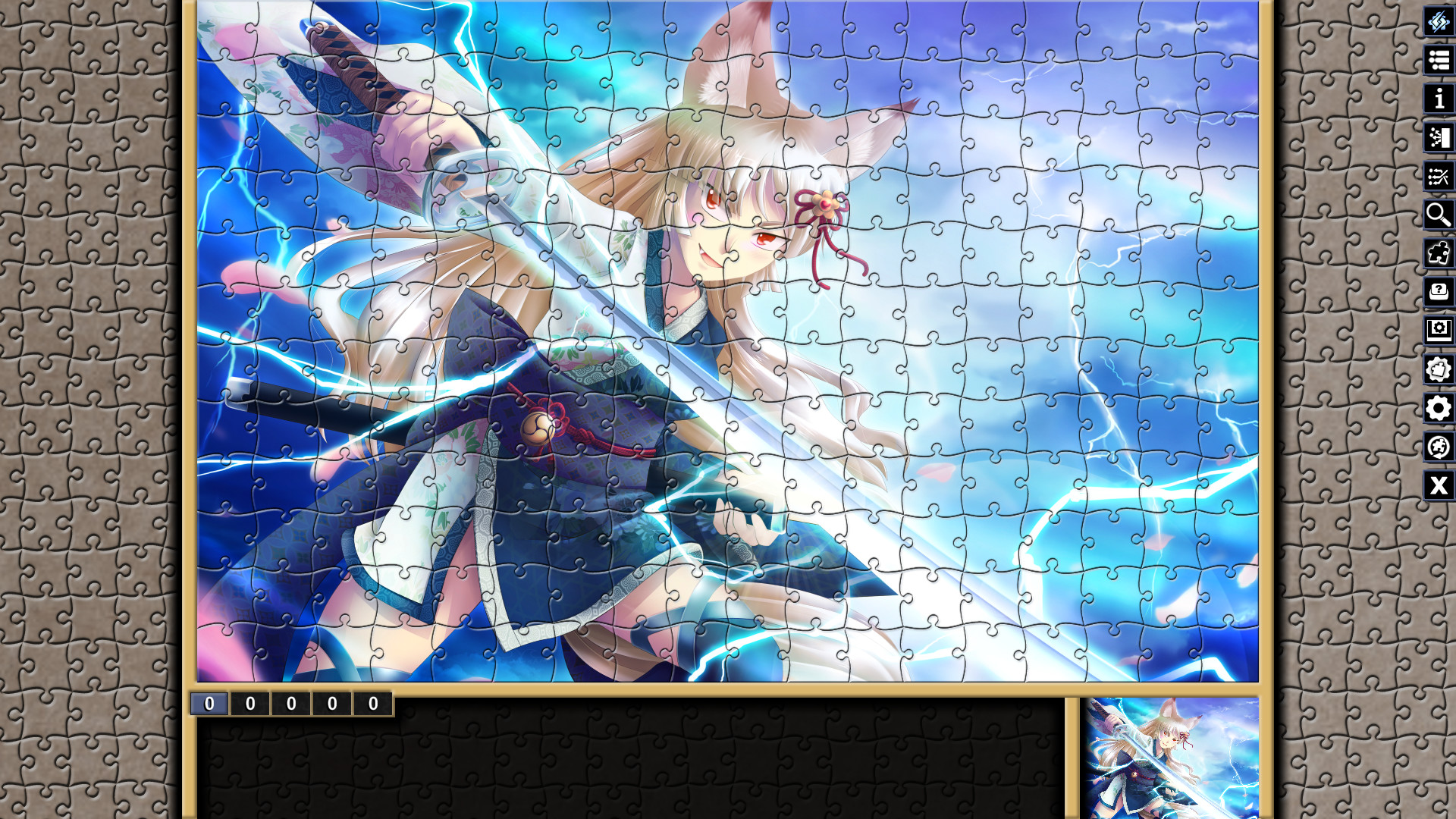 Pixel Puzzles Illustrations & Anime - Jigsaw Pack: Neko #8