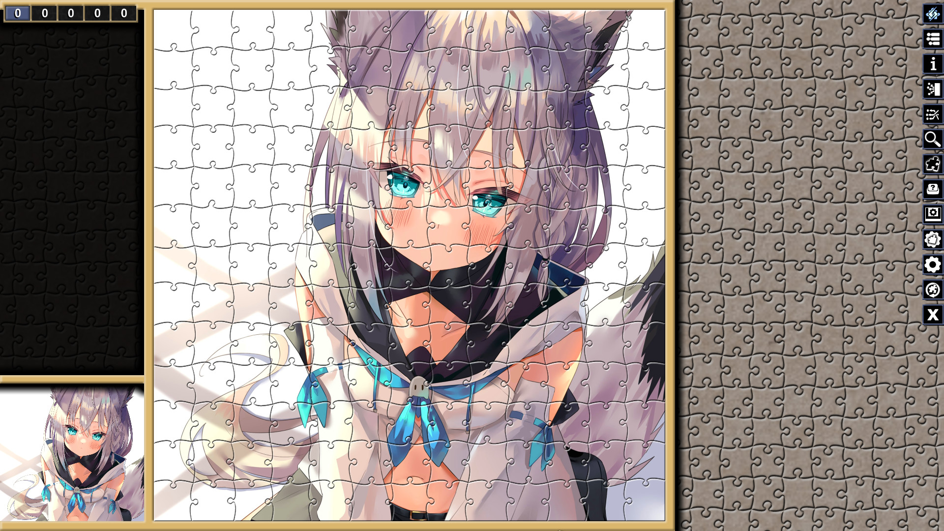 Pixel Puzzles Illustrations & Anime - Jigsaw Pack: Neko #9