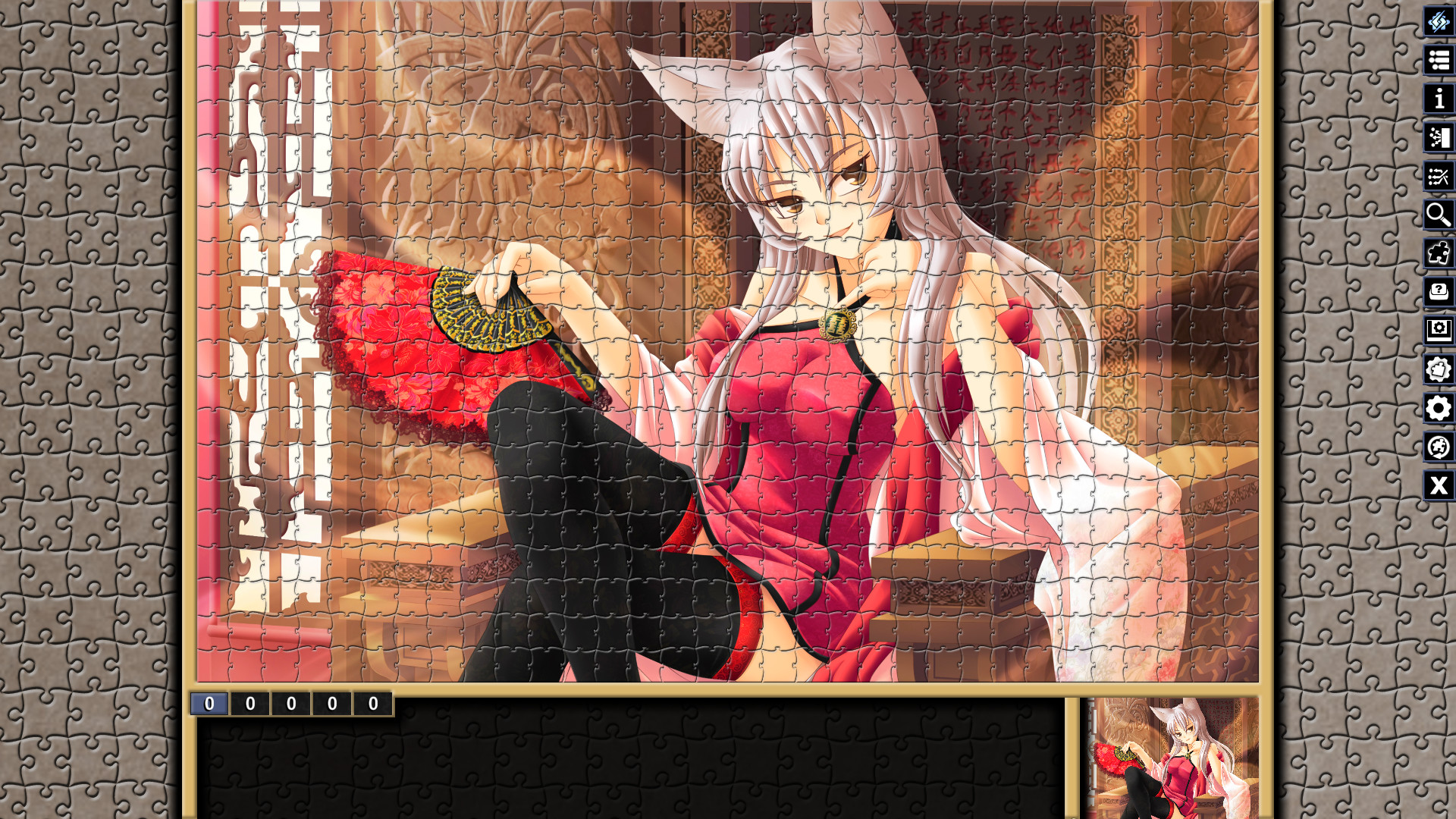 Pixel Puzzles Illustrations & Anime - Jigsaw Pack: Neko #7