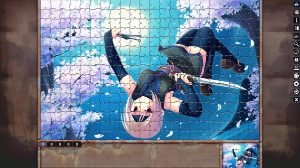 скриншот Pixel Puzzles Illustrations & Anime - Jigsaw Pack: Ninja Girls 0