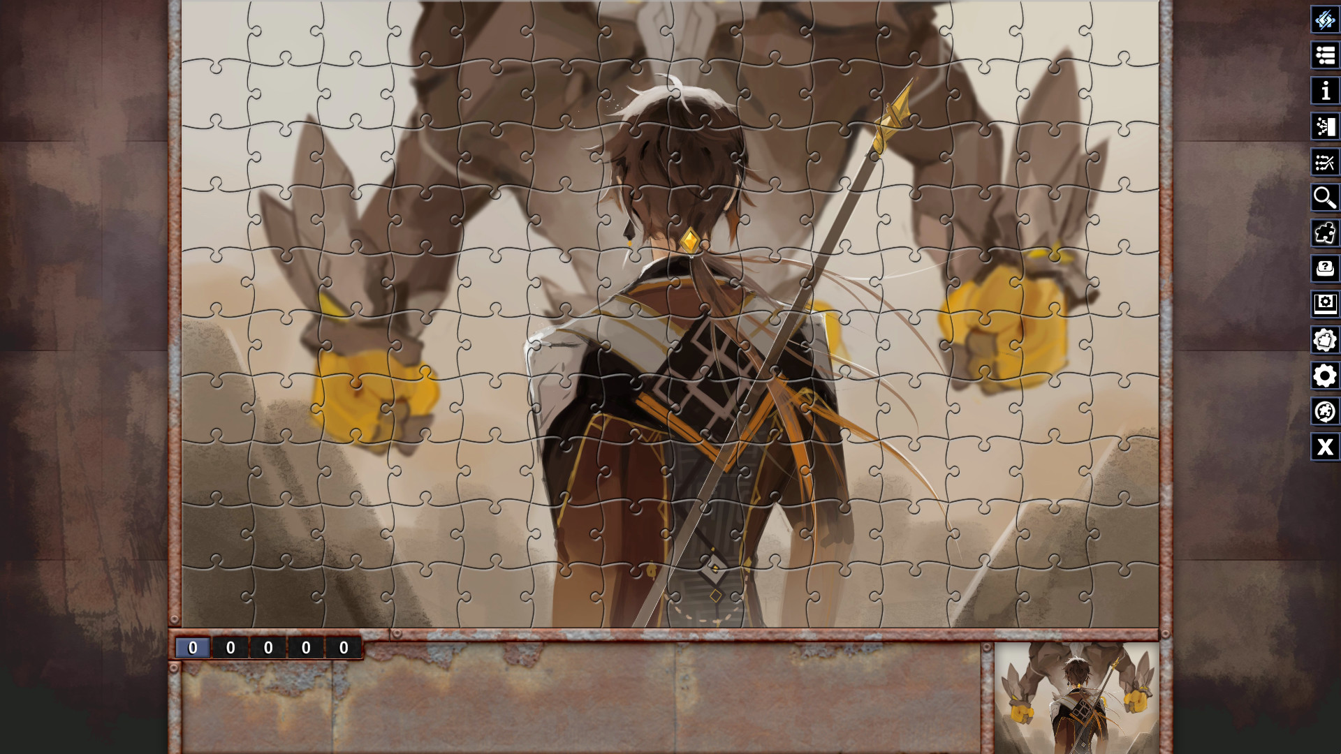 Pixel Puzzles Illustrations & Anime - Jigsaw Pack: Warriors #3