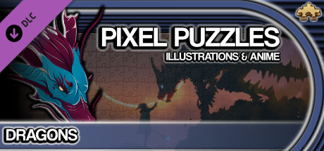 Pixel Puzzles Illustrations & Anime - Jigsaw Pack: Dragons