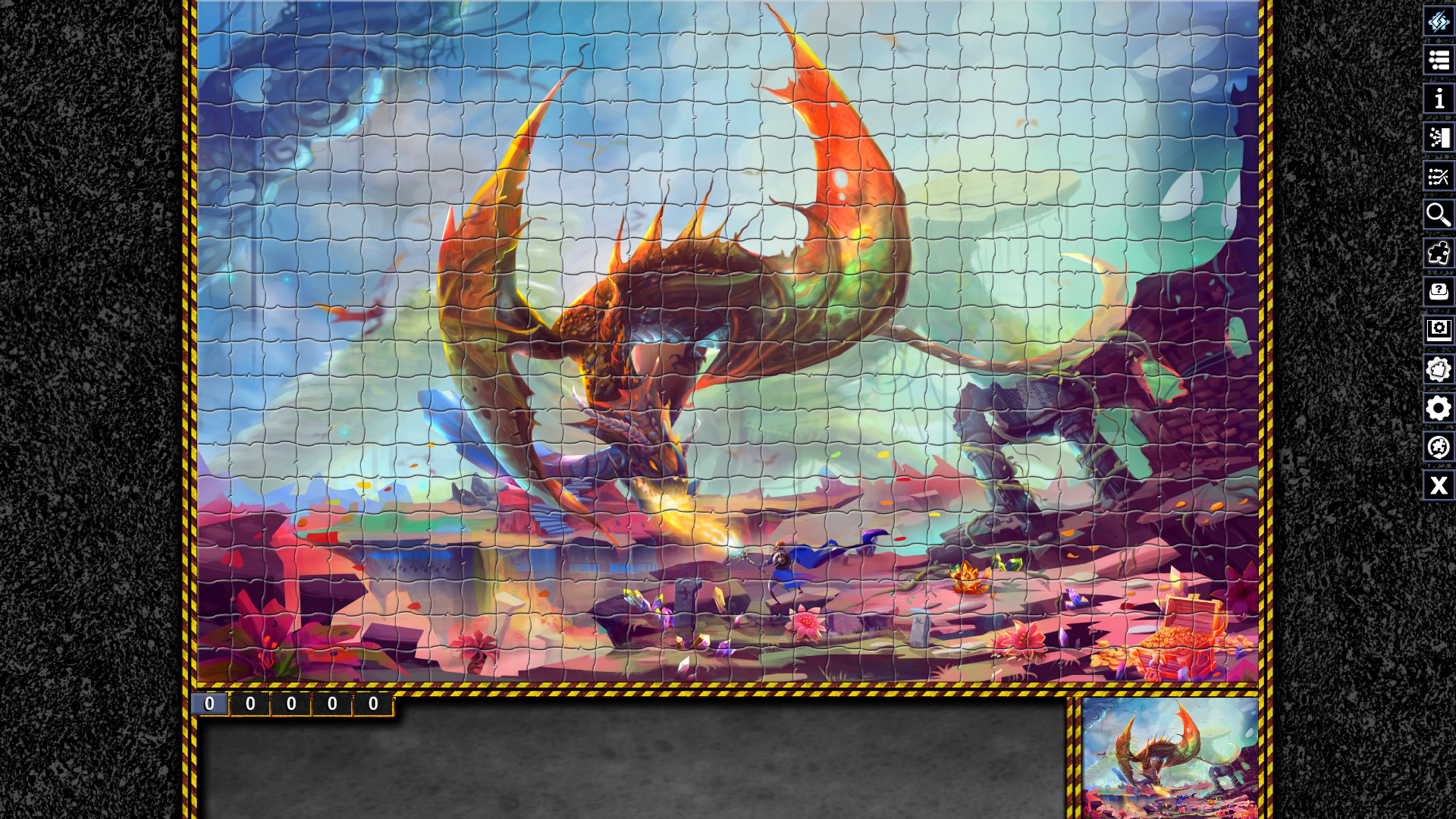 Pixel Puzzles Illustrations & Anime - Jigsaw Pack: Dragons #4