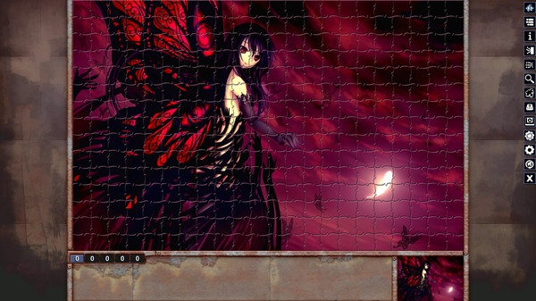 скриншот Pixel Puzzles Illustrations & Anime - Jigsaw Pack: Dark Sideded 1