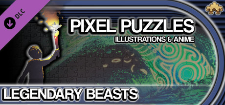 Pixel Puzzles Illustrations & Anime - Jigsaw Pack: Legendary Beasts