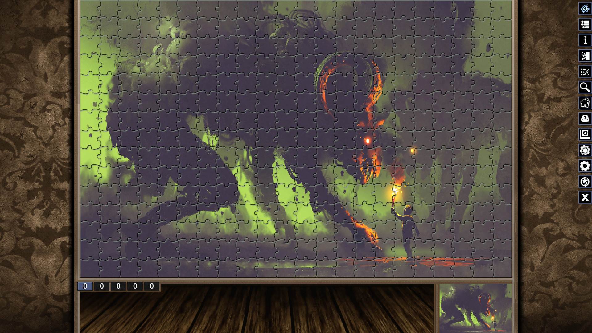 Pixel Puzzles Illustrations & Anime - Jigsaw Pack: Legendary Beasts #4