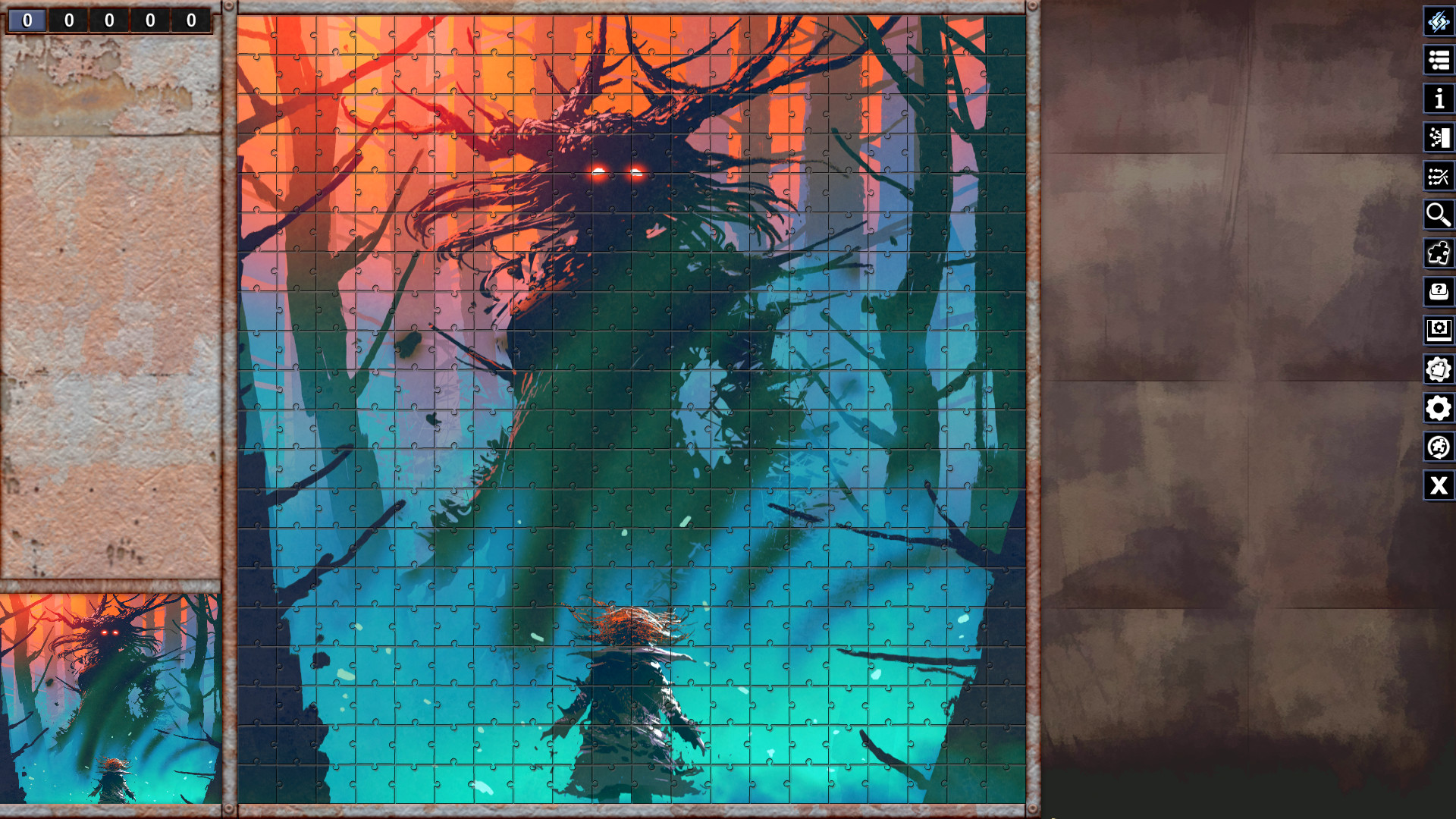 Pixel Puzzles Illustrations & Anime - Jigsaw Pack: Horror Featured Screenshot #1