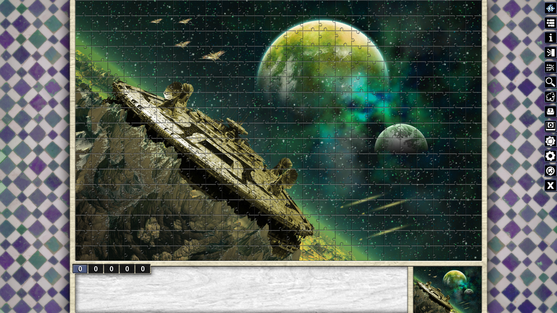 Pixel Puzzles Illustrations & Anime - Jigsaw Pack: Space #5
