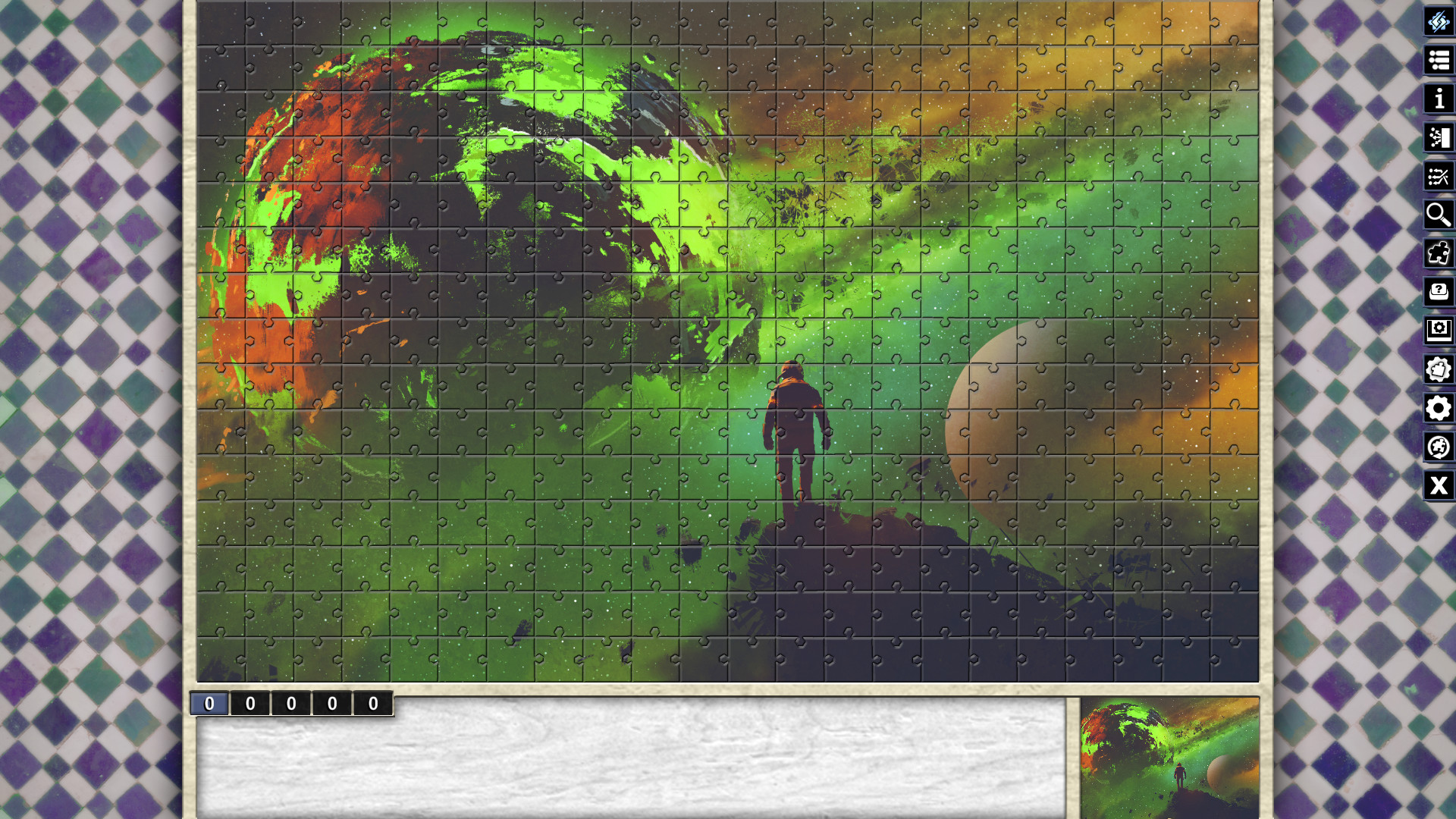 Pixel Puzzles Illustrations & Anime - Jigsaw Pack: Space #0