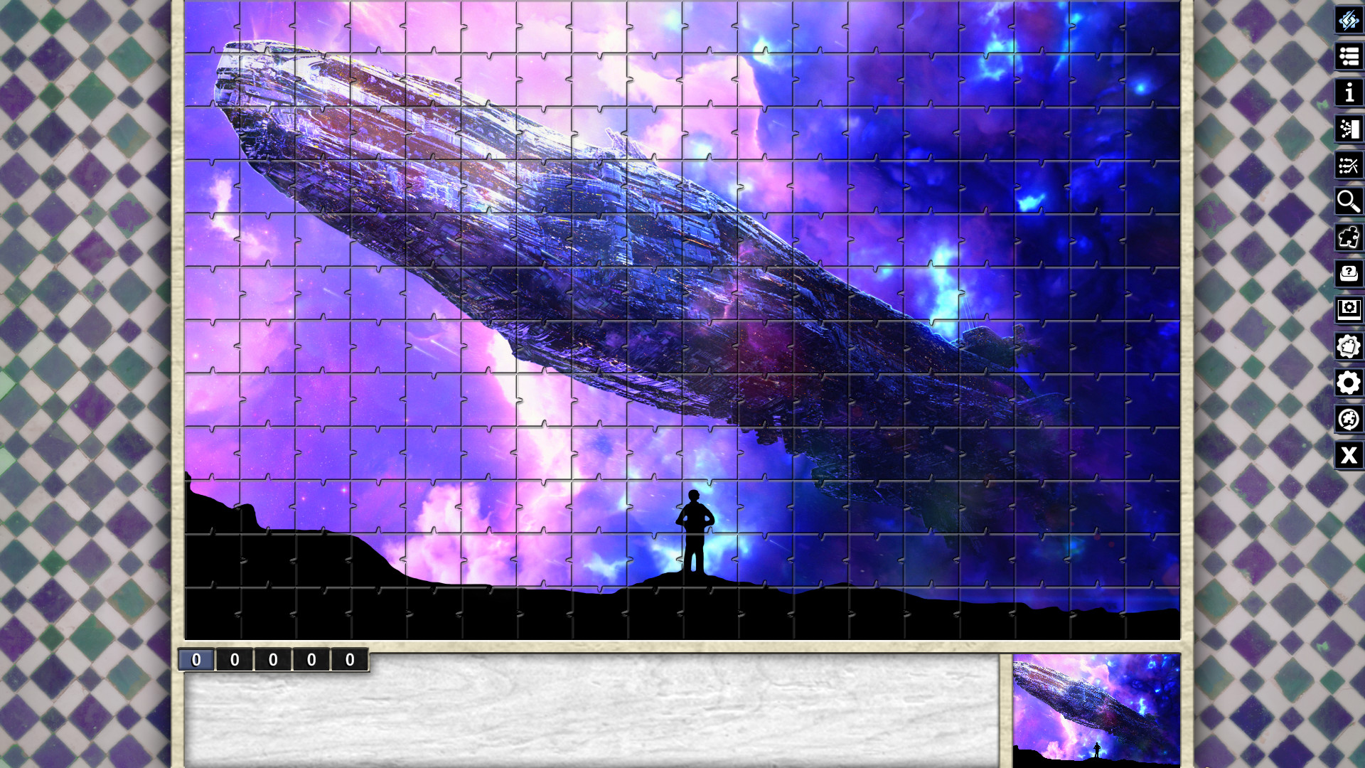 Pixel Puzzles Illustrations & Anime - Jigsaw Pack: Space #6