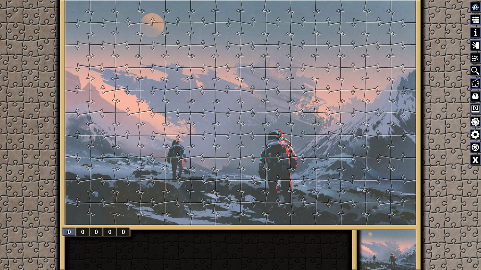 Pixel Puzzles Illustrations & Anime - Jigsaw Pack: Distant Worlds #3