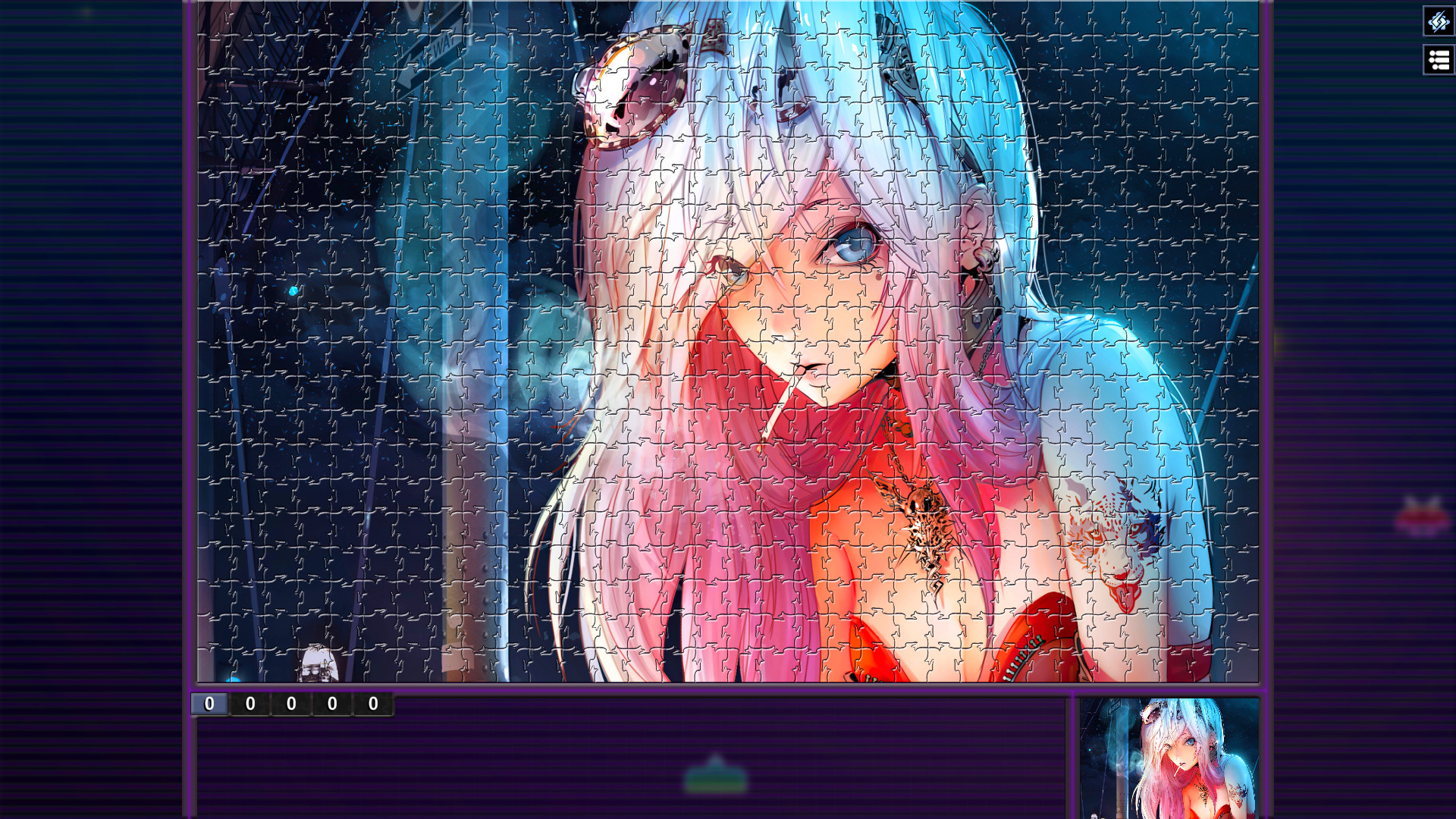 Pixel Puzzles Illustrations & Anime - Jigsaw Pack: Cyberpunk #2