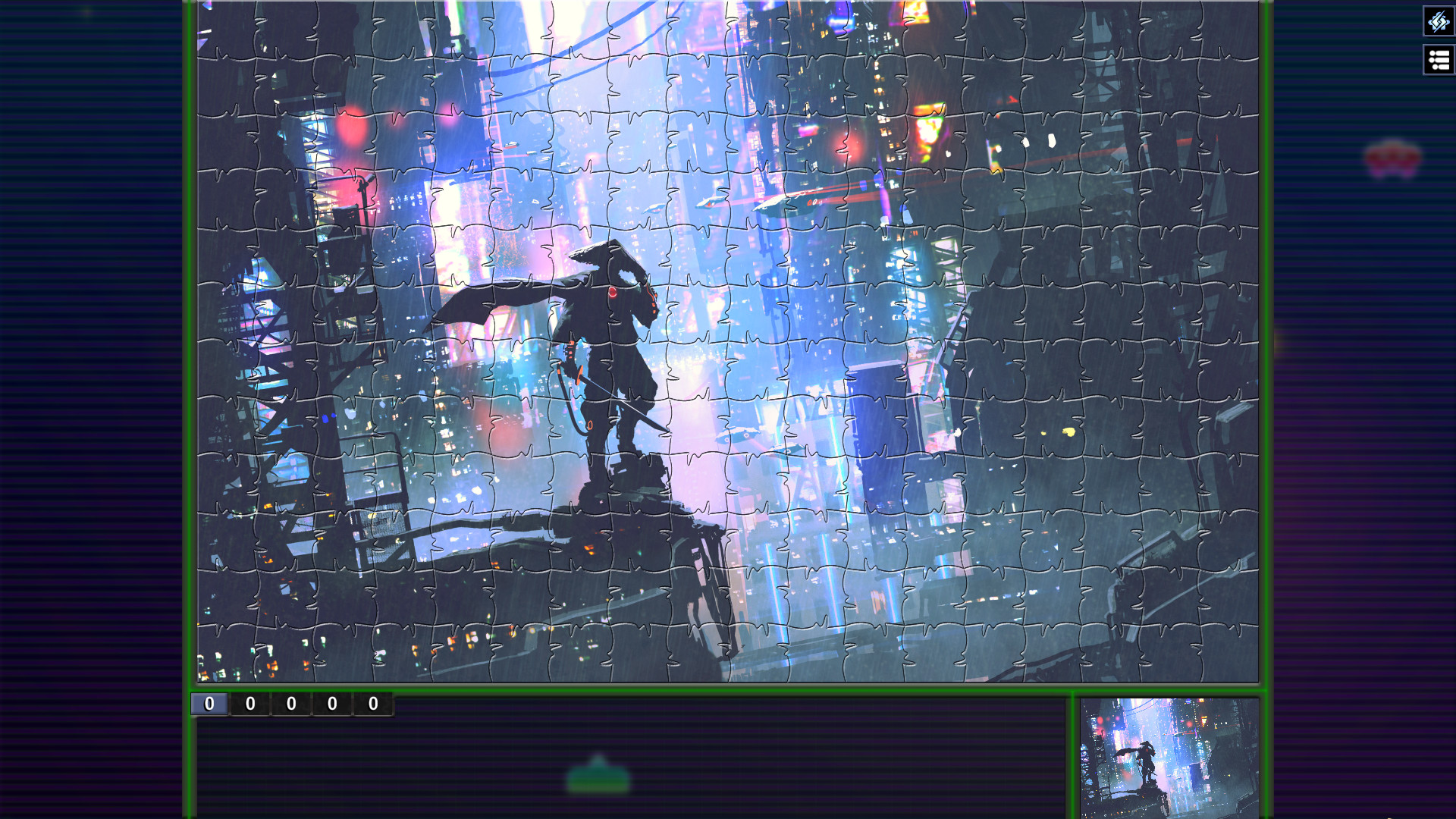 Pixel Puzzles Illustrations & Anime - Jigsaw Pack: Cyberpunk #10