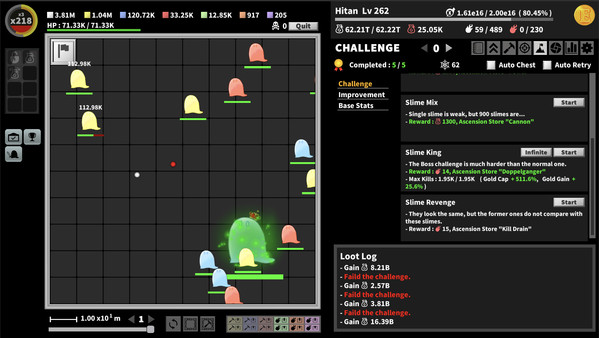 Скриншот из Incremental Epic Breakers