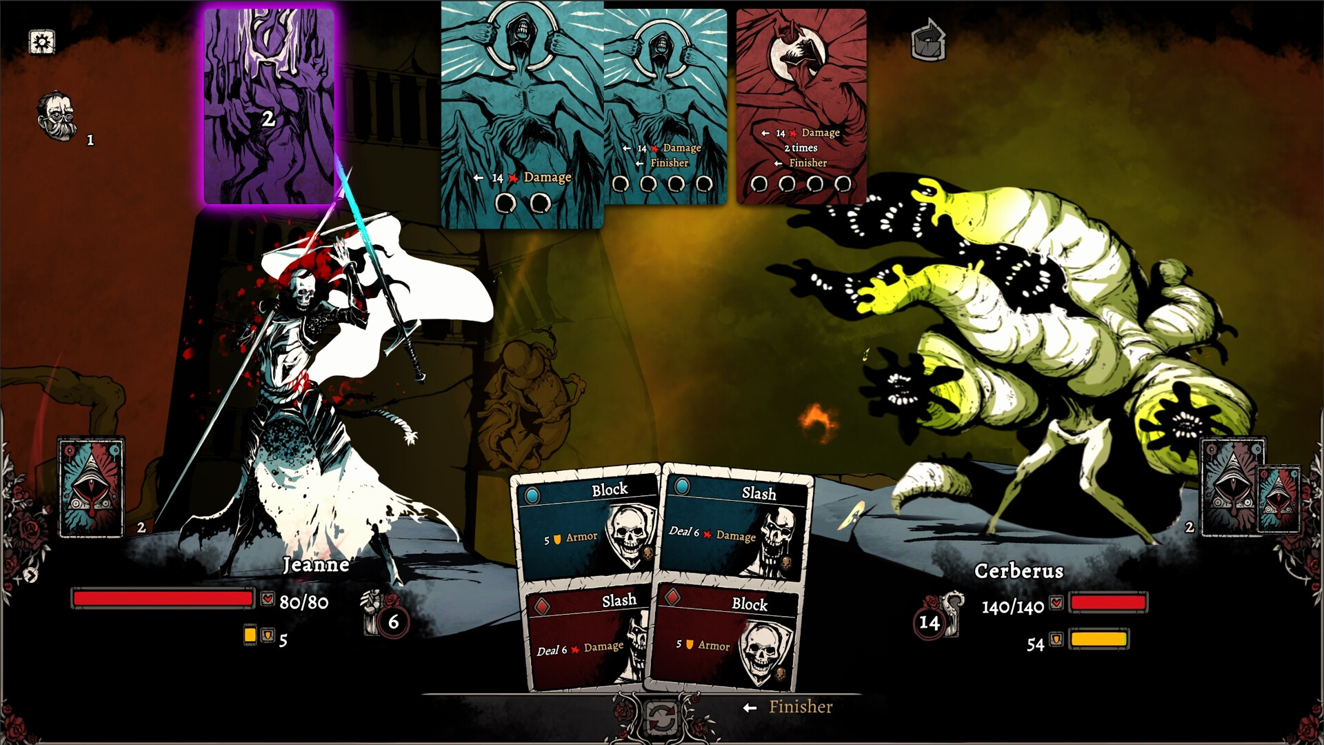 Nadir: A Grimdark Deckbuilder screenshot 1