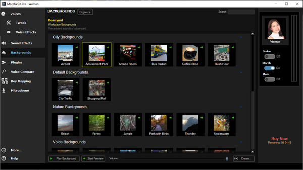 MorphVOX Pro - City Backgrounds