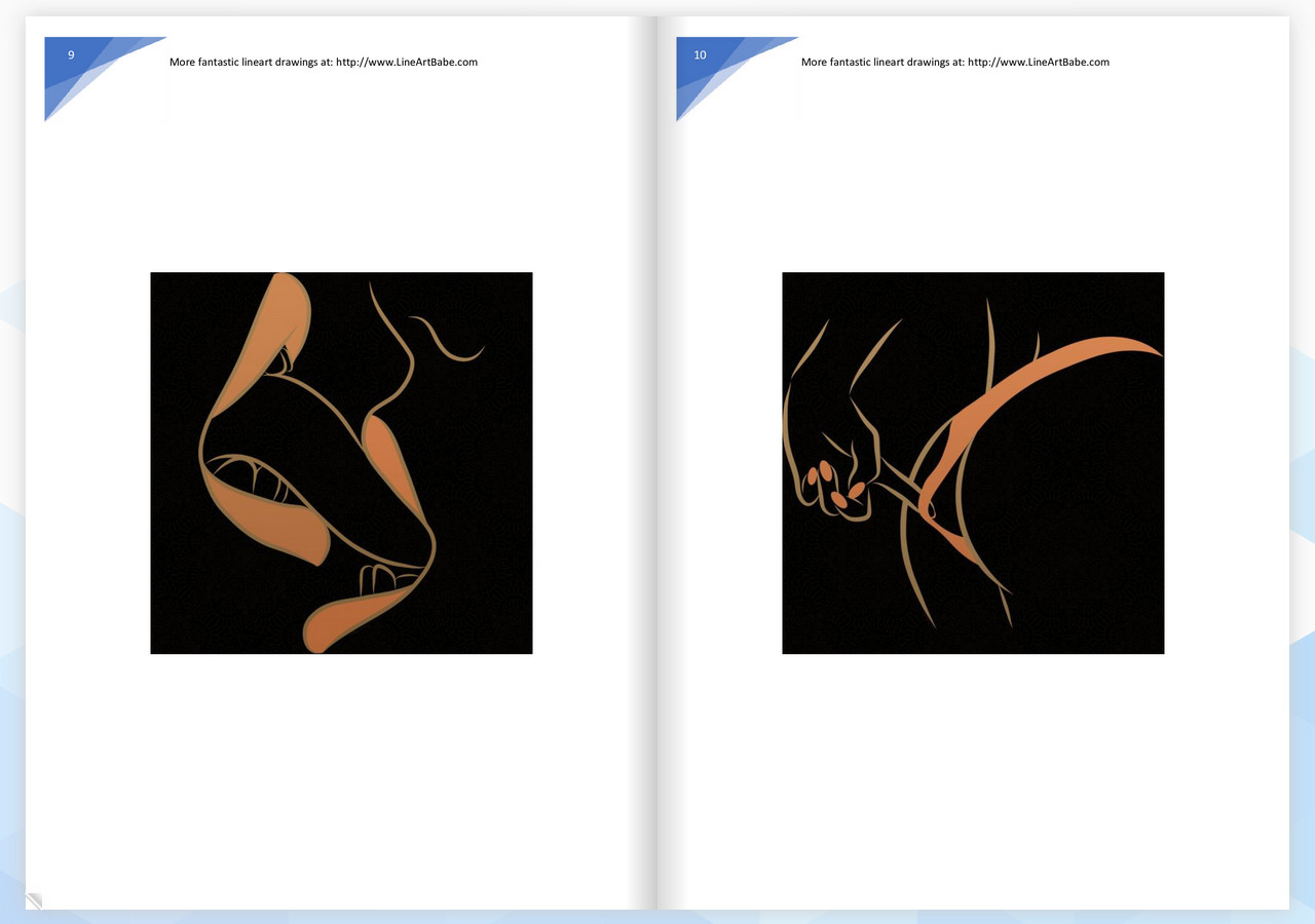 LineArt Jigsaw Puzzle - Erotica 2 ArtBook #5