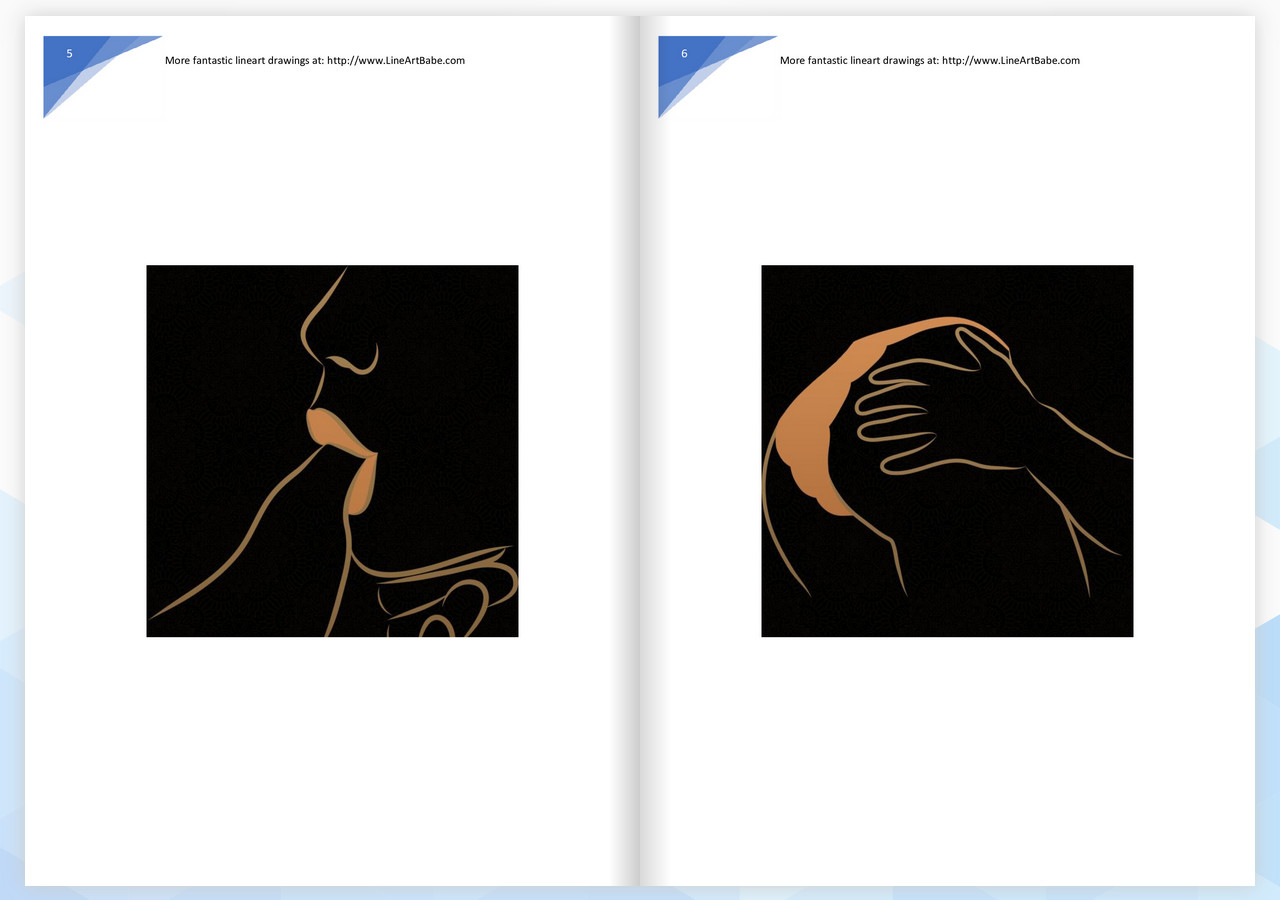 LineArt Jigsaw Puzzle - Erotica 2 ArtBook #3