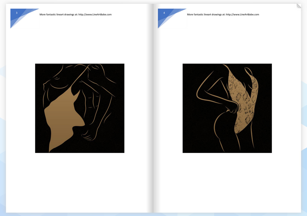 LineArt Jigsaw Puzzle - Erotica 2 ArtBook #2