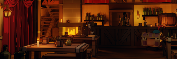 一名卫兵走进了一间酒馆