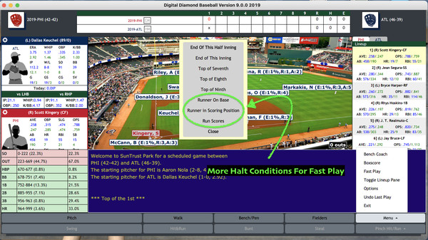 Скриншот из Digital Diamond Baseball V9