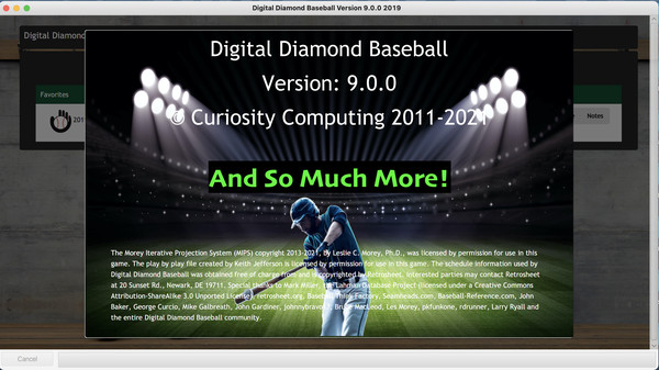 Скриншот из Digital Diamond Baseball V9