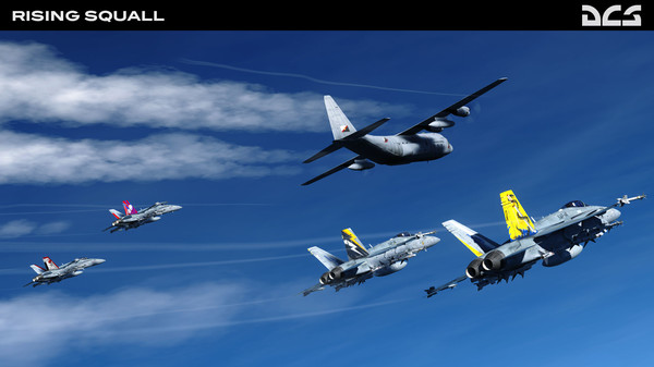скриншот DCS: F/A-18C Hornet Rising Squall Campaign 3